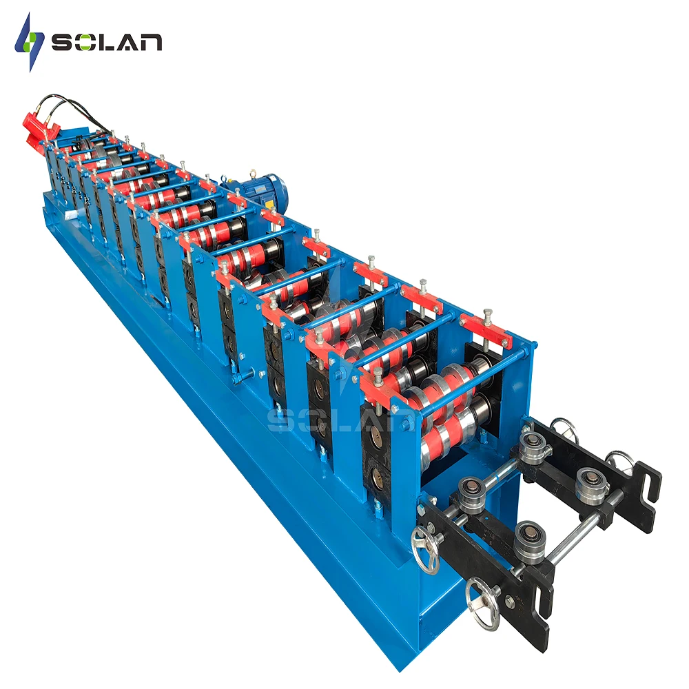 Unique Features Purlin Forming Machine CZ Purlin Roll Forming Machine For Building Materials Industry