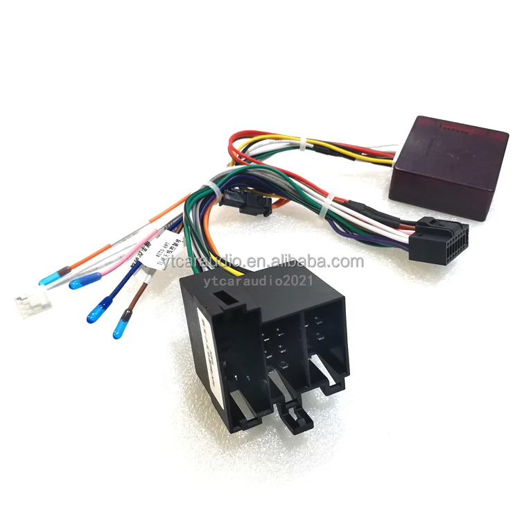 Car 16pin Android Audio Wiring Harness With Canbus Box For Opel Corsa 0714 Aftermarket Stereo
