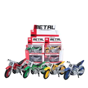 ITTL Alloy Metal Pull Back Power Small Motorcycle Toy