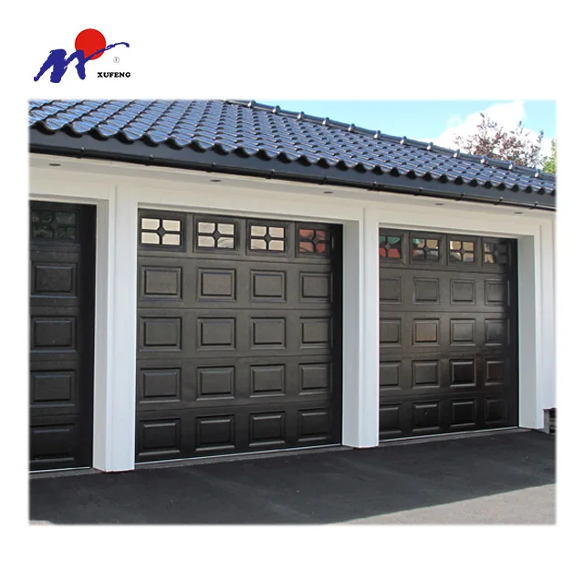 Cheap Various Colors Avialble Steel Automatic Sectional 16x8 Garage Door