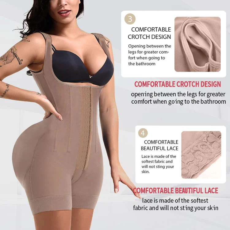 JOSHINE Faja Body Shaper for Women Slimming Bodysuit Plus Size Faja 