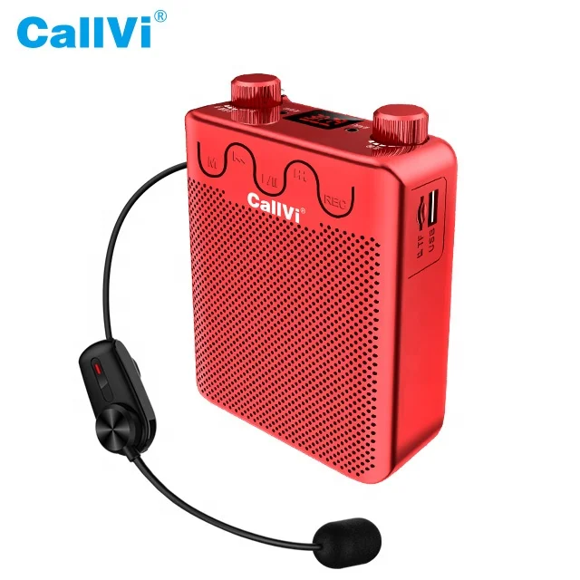 CallVi V-807 Rechargeable Mini Audio Speaker Amplifier with Wireless Microphone and FM Radio