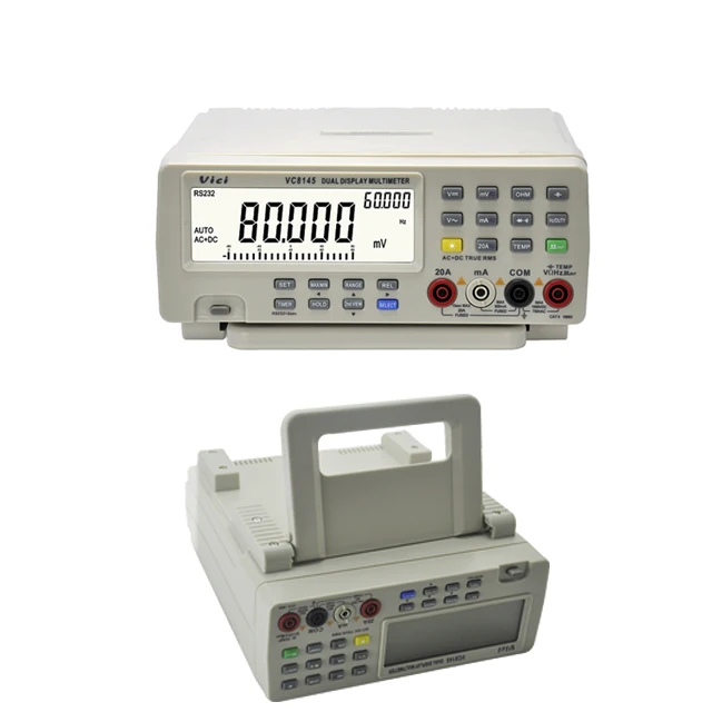 VICI VC8145 Automatic Smart Bench Type Digital Multimeter with HD 80000 Display and 21analog Bars