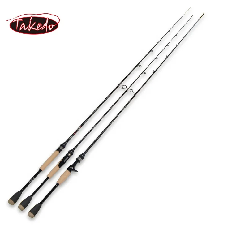 AOCLU-Fishing Rod for Saltwater and Freshwater Fishing, 4 Sections