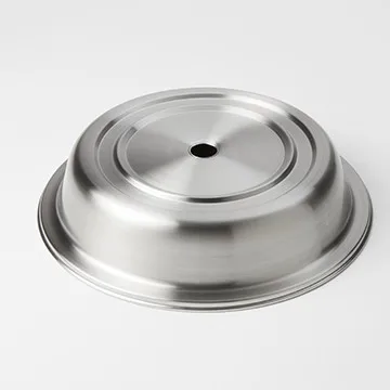 Stainless Steel Metal Buffet Table Serving Round Plate Hotel Kitchen Restaurant Commercial Dinning Tray Food Cover