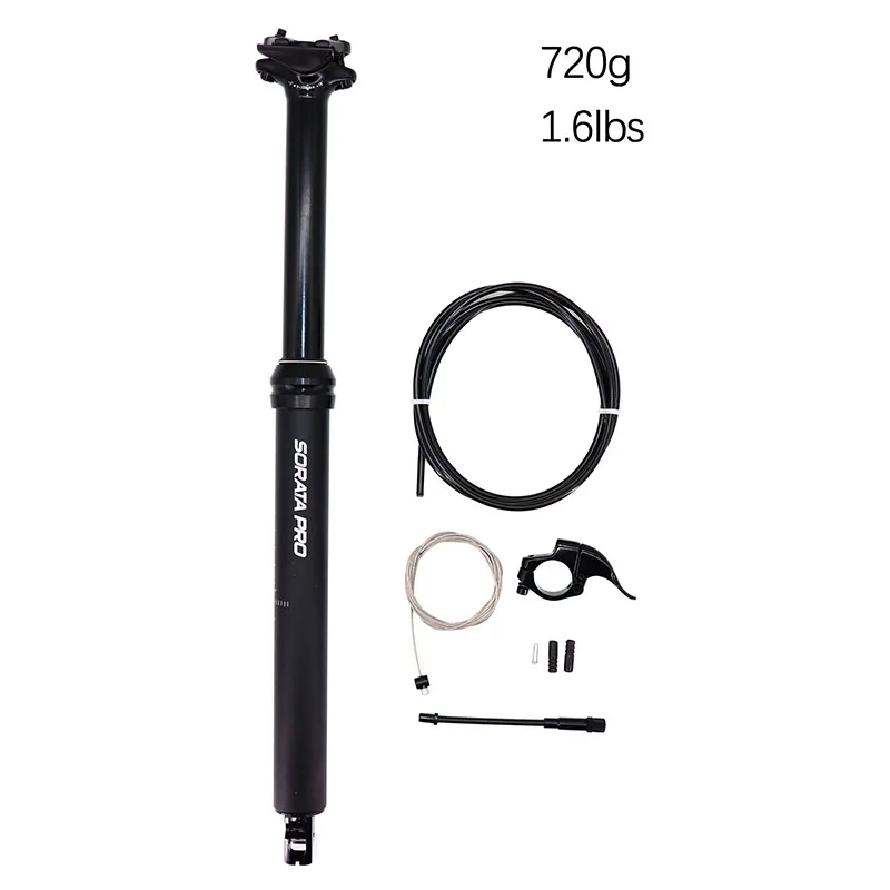 SATORI MTB Hydraulic Seatpost Adjustable Height 150 125 mm air Internal  External Cable Routing