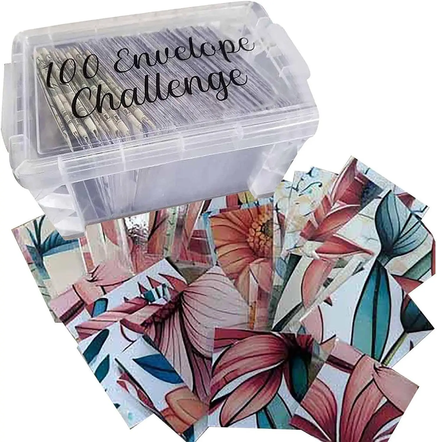 100 Saving challenge Box ver. (リフィルのみ) 貯金リフィル A6 100 Saving challenge Box ver. その他雑貨