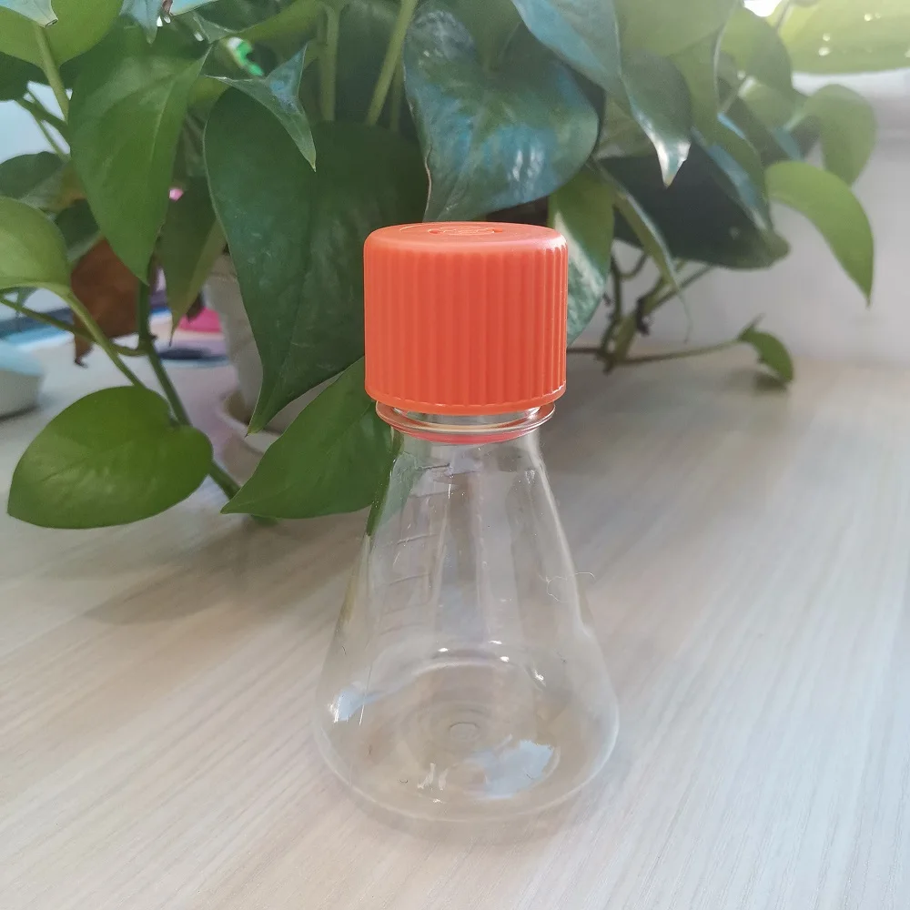 250ml 125ml 500ml Polypropylene Conical Flasks Bottom Laboratory Erlenmeyer Flasks Bottle 1000ml Transparent