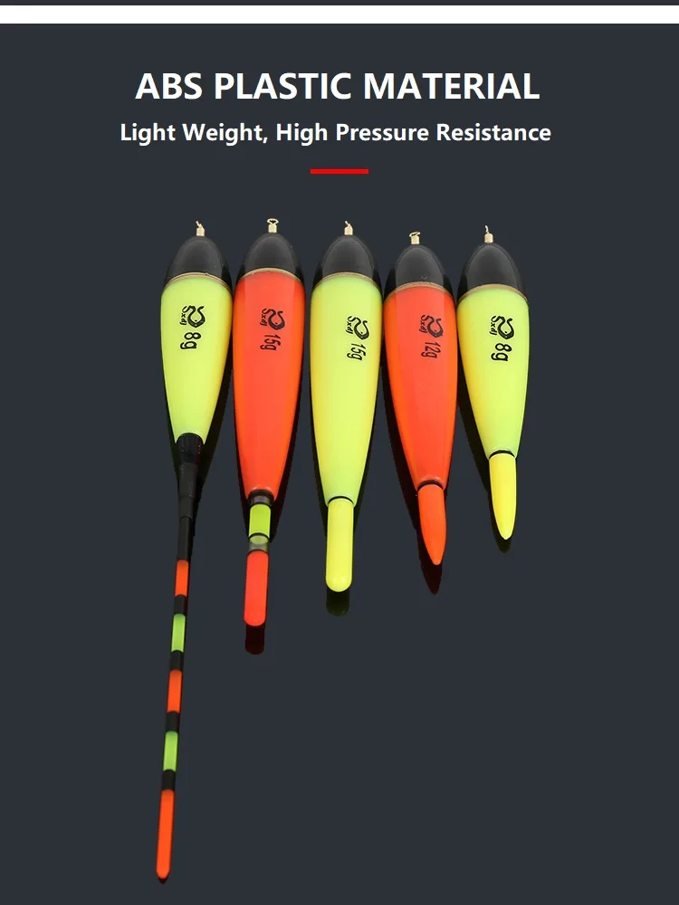 Dn 5g/8g/10g/12g/15g Long Vertical Luminous Glow In The Dark Fishing