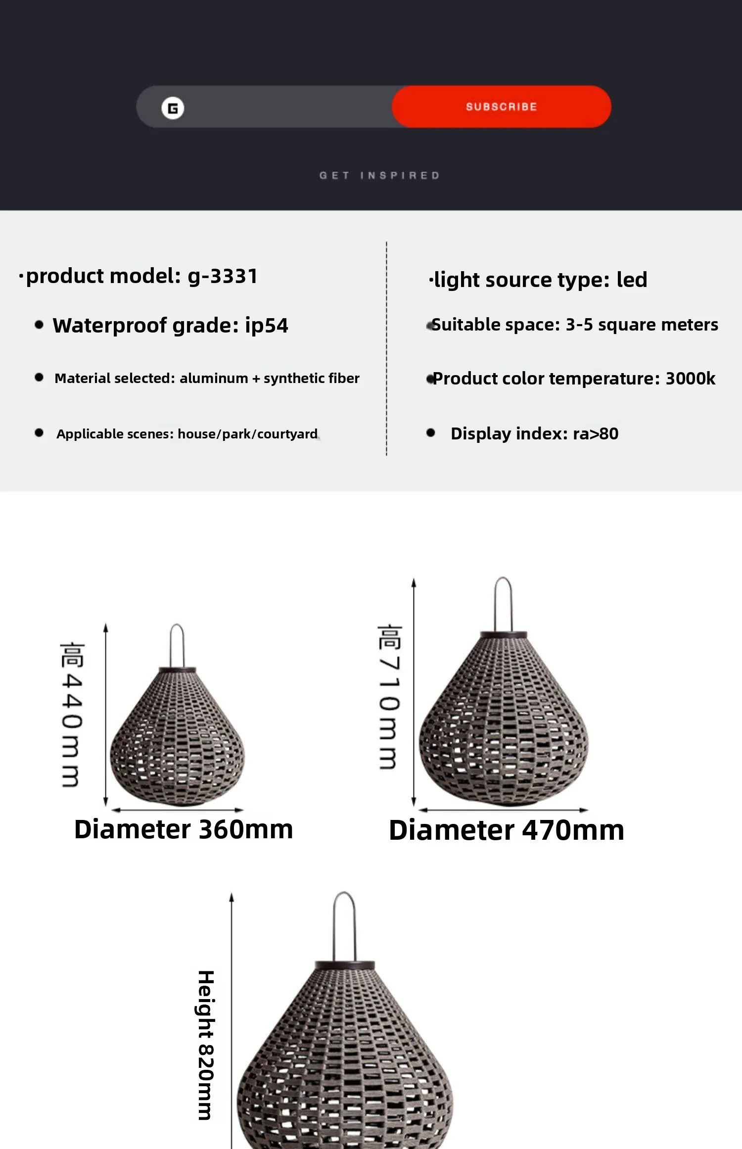 Specifications