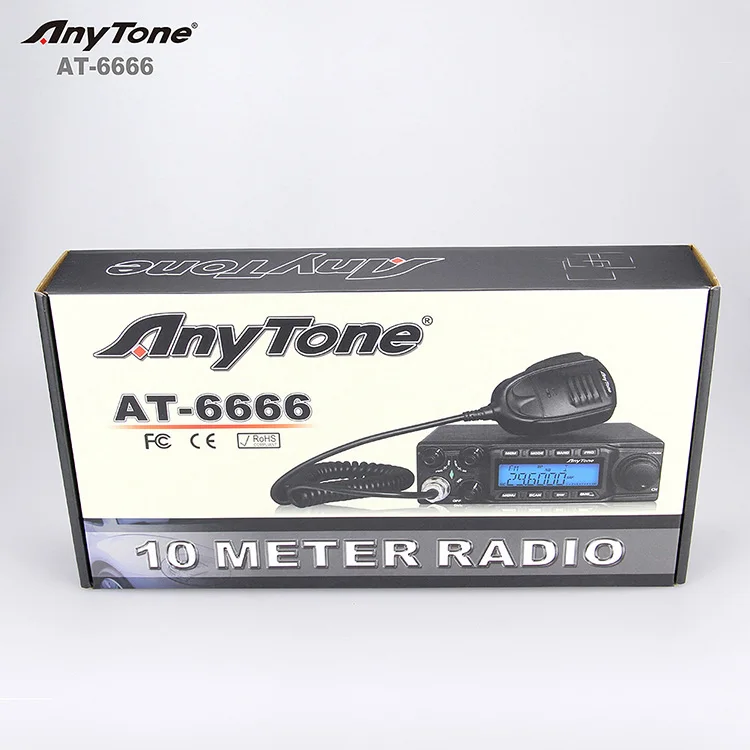 Anytone 6666 60w High Power Am Fm Ssb Cb Radio 27mhz With Long Range