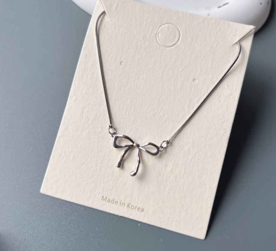 High End Jewelry Cardboard Customized Jewelry Packaging Earring Card Hair Clip Necklace Card