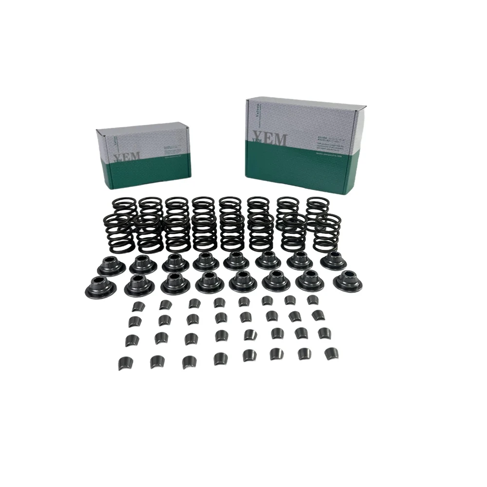 4TNV88 Valve Spring Kit Spring Seat & Retainer for Yanmar Industrial Machinery Spare Parts