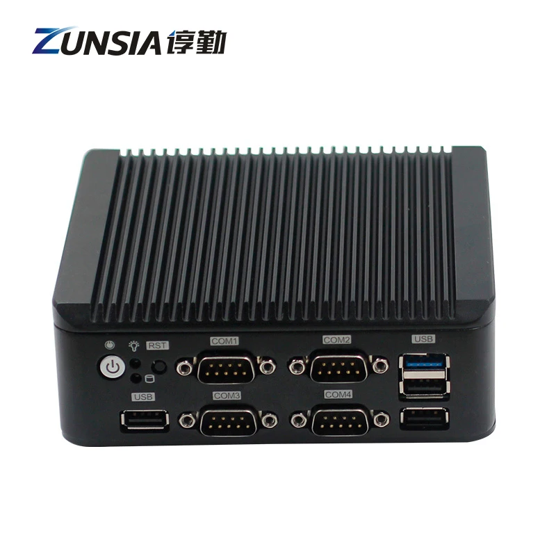 Zunsia Celeron J4125 J1900 J1800 Fanless Thin Client Mini Pc 2