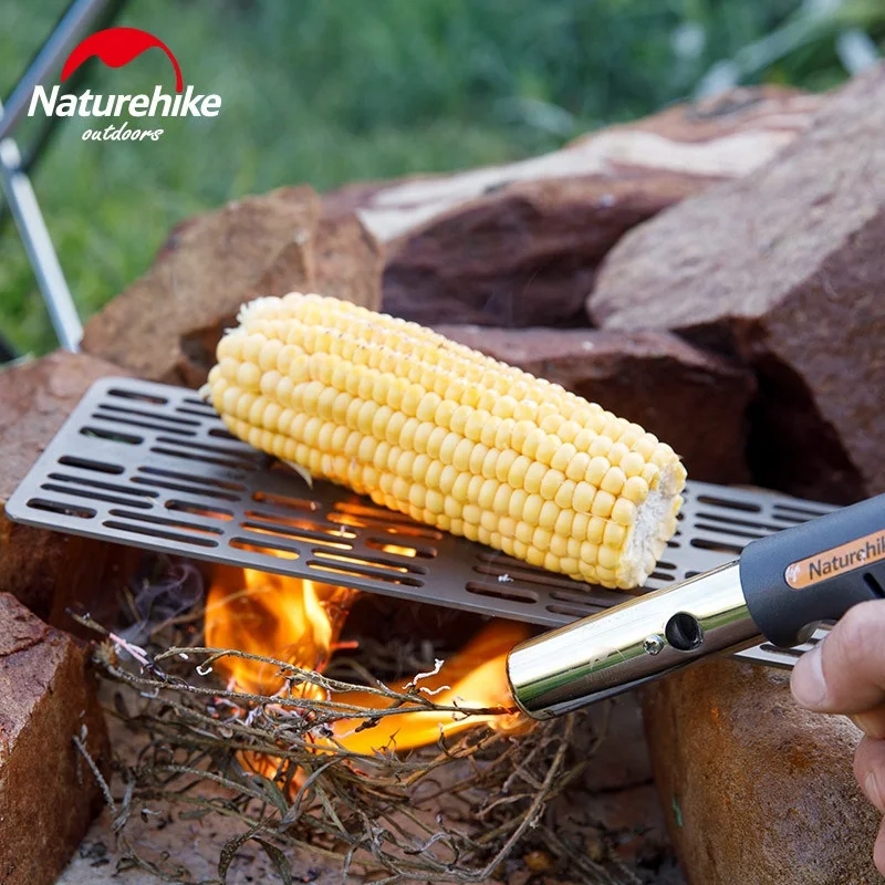 Herramientas para pícnic al aire libre Naturehike para acampar, vajilla, placa para barbacoa, placa para parrilla de titanio