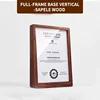 Base a pieno formato in legno di Sapele verticale
