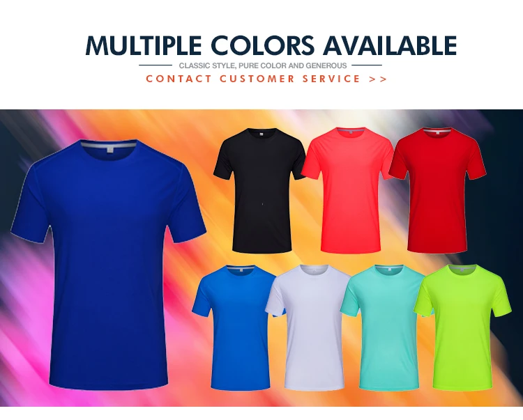 Lidong Stock Promotion Polyester Blank Sport T Shirt Unisex Custom ...