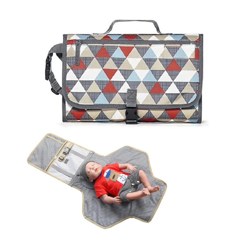 Useful Compact Moms Easy to Clean Bulky Diaper Bag Changing Pad  Diaper Holds Storage