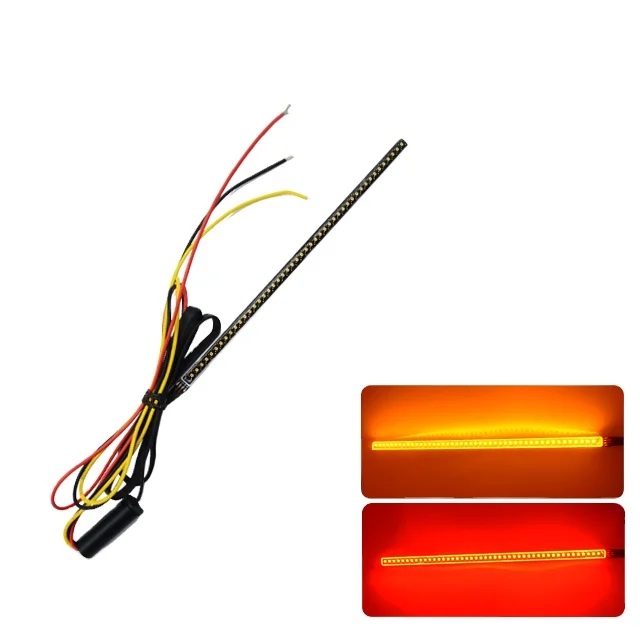 Разноцветный Красный Янтарный синий зеленый задний фонарь Плазменные стержни для мотоцикла на