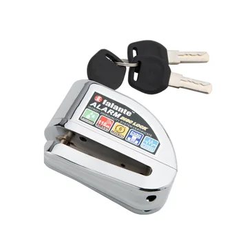 Alarm disc brake lock belt accessories, bicycle, battery car, motorcycle zinc alloy alarm disc brake lock set