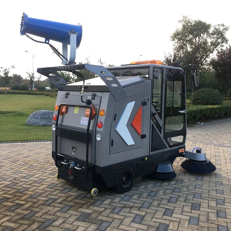 Outdoor Electric Driving Power Street Sweeper Cleaning Machine Electric