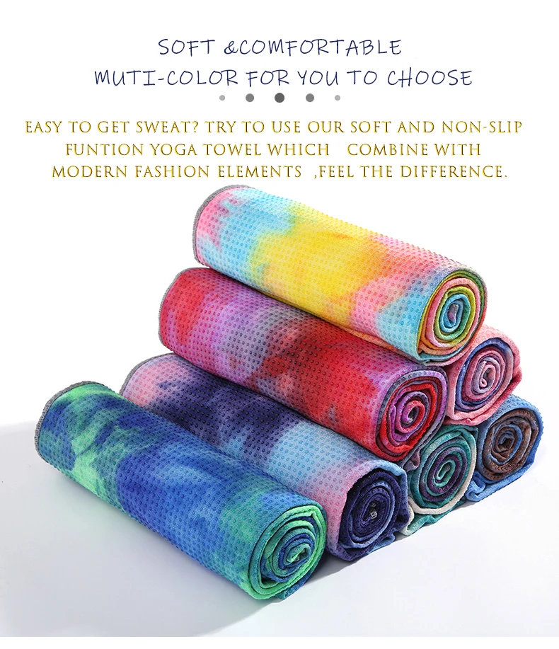 Yoga Towel Mat Hot Best Non Slip Hand Target Microfiber Cover With Grip
