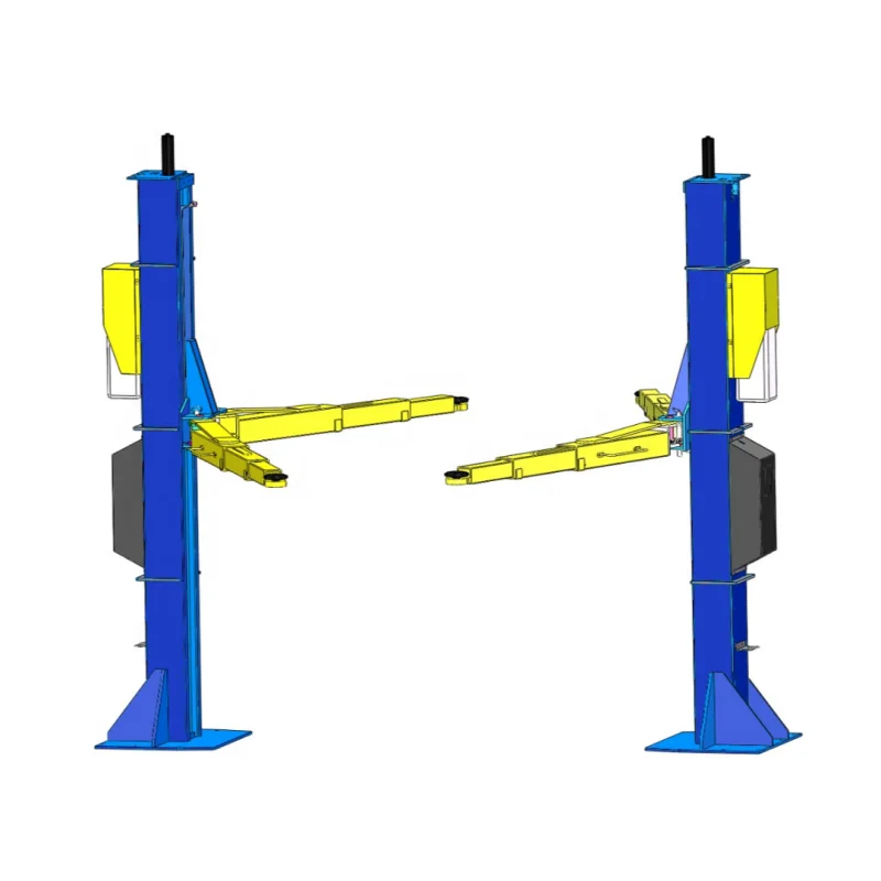 Baiwo 8-ton Large Two Column Hydraulic Lift 2 Post Car Lift Is Used for Lifting Trucks and Maintenance of Freight Cars