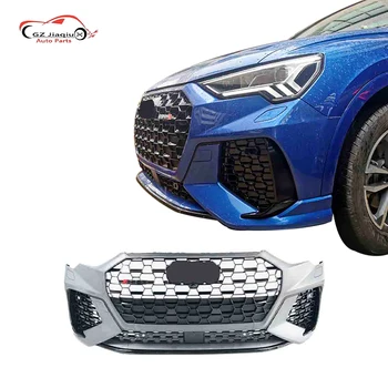 19-21 for Audi Q3 RSQ3 Front Surround Upgrade Custom Large Front Bumper with Center Front Bumper New Condition