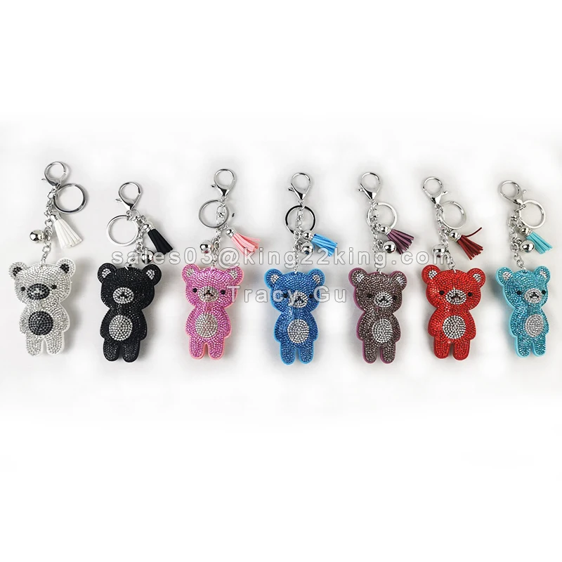 Lu Bling Bear Keychain — Unique Vibes Boutique