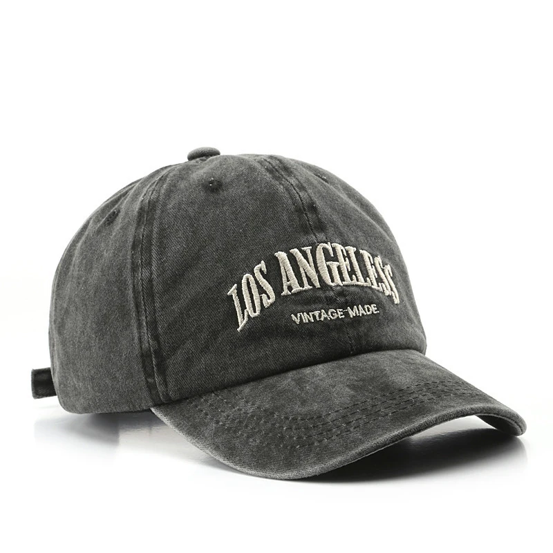 Syh1133 Customized Embroidery Your Logo Blank Plain Cotton Denim Wholesale Baseball Cap Washed Distressed Dad Hats