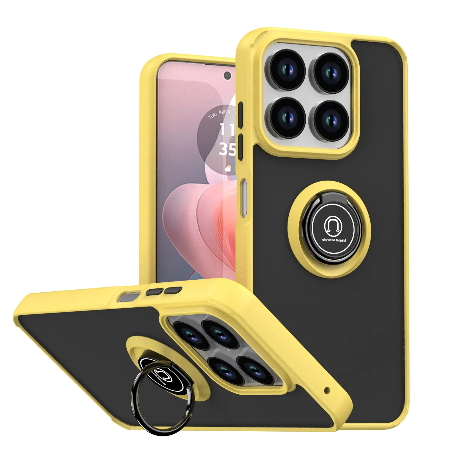 2025 New 360° Rotating Ring Bracket Mobile Phone case for ZTE AXON