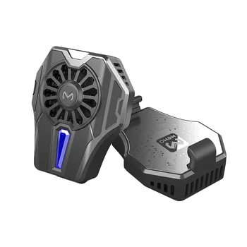 DL01 Mobile Phone Portable Cooling Fan Radiator with Cold Wind Handle Game Cooler and Joystick