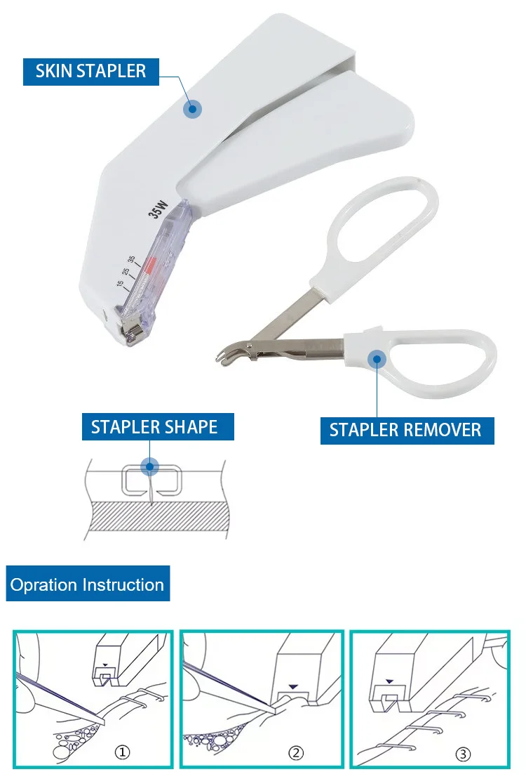 Fresh Goods Disposable Skin Stapler And Surgical Staples With Ce ...