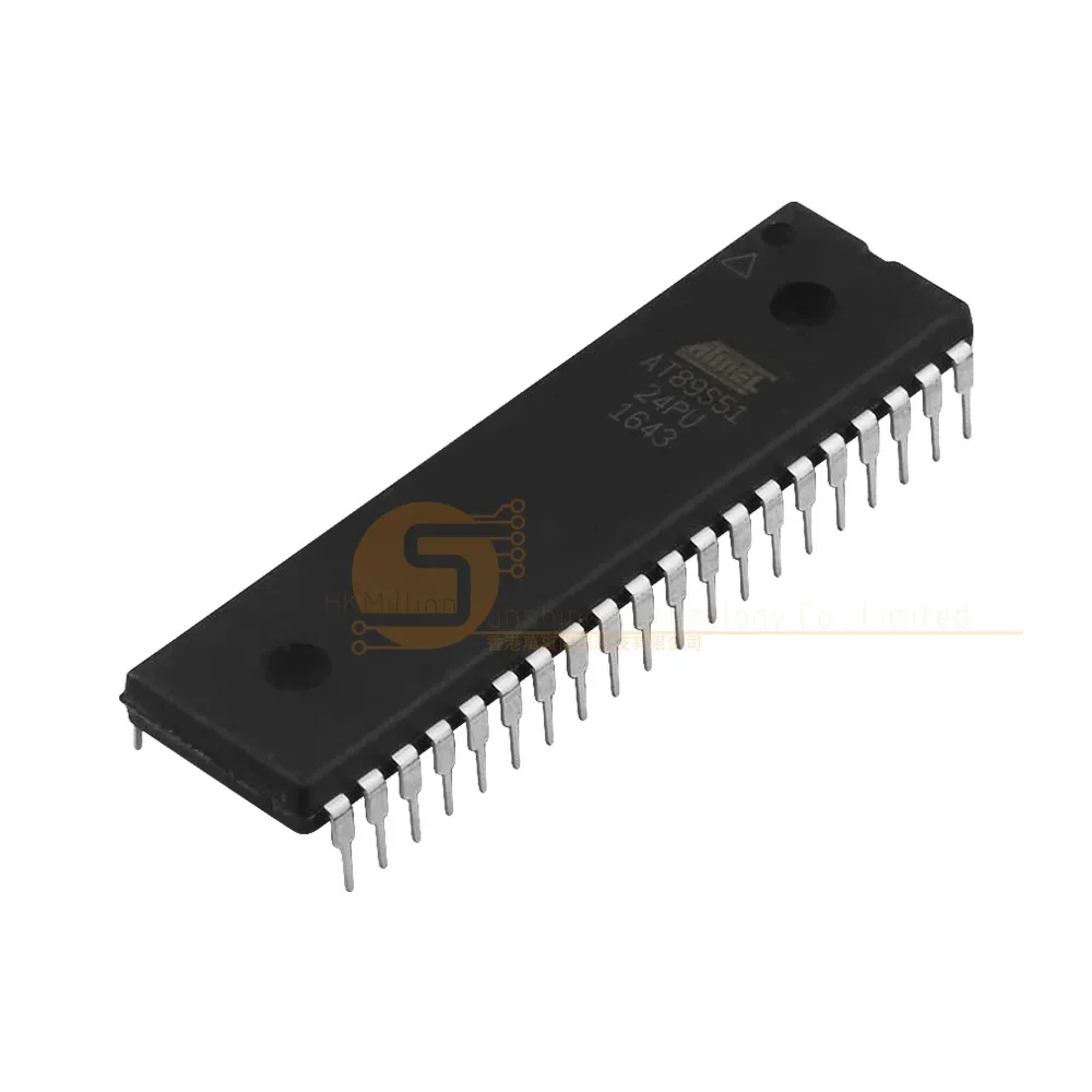 AT89S51-24PU DIP40 8-bit MCU 4KB Flash 24MHz for Industrial Control