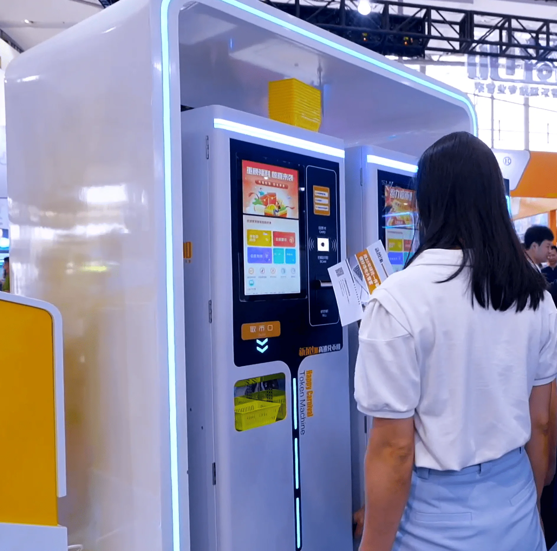 Multi-Function Token Dispenser Arcade ATM Bank Coin Exchange Self-service Coin Vending Machine for Arcade Game Venue