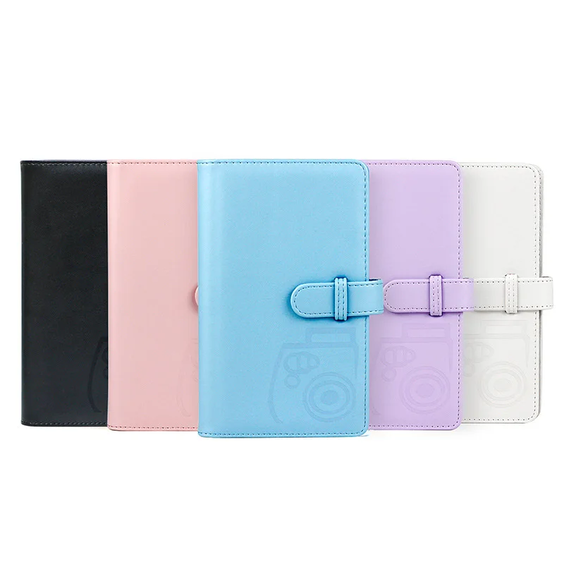 Альбомы Kpop Корея двойной Exo индивидуальные фотоальбомы из ПВХ 9 цветов льняная Обложка самоклеящиеся 4*6 фотоальбом новинка карманный альбом