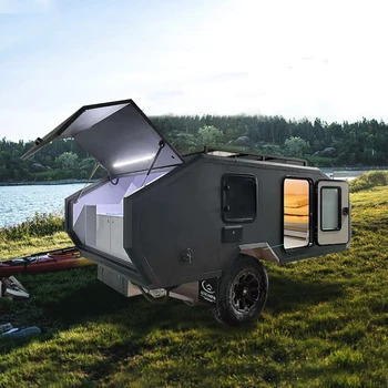 Ecocampor 2022 Off-road Light Weight Aluminium Mini Caravan Teardrop ...