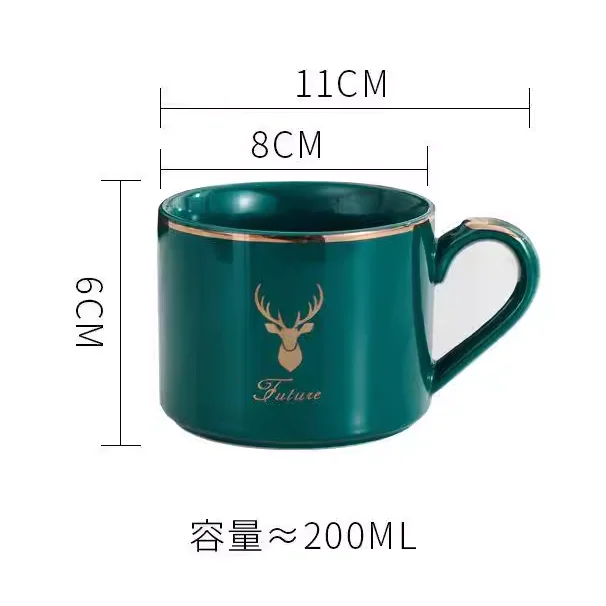 Drinkware Ceramic Tea Cup and Saucer Set Elegant Mug Royal Fine China Bone China With Gold Line Coffee Mugs supplier