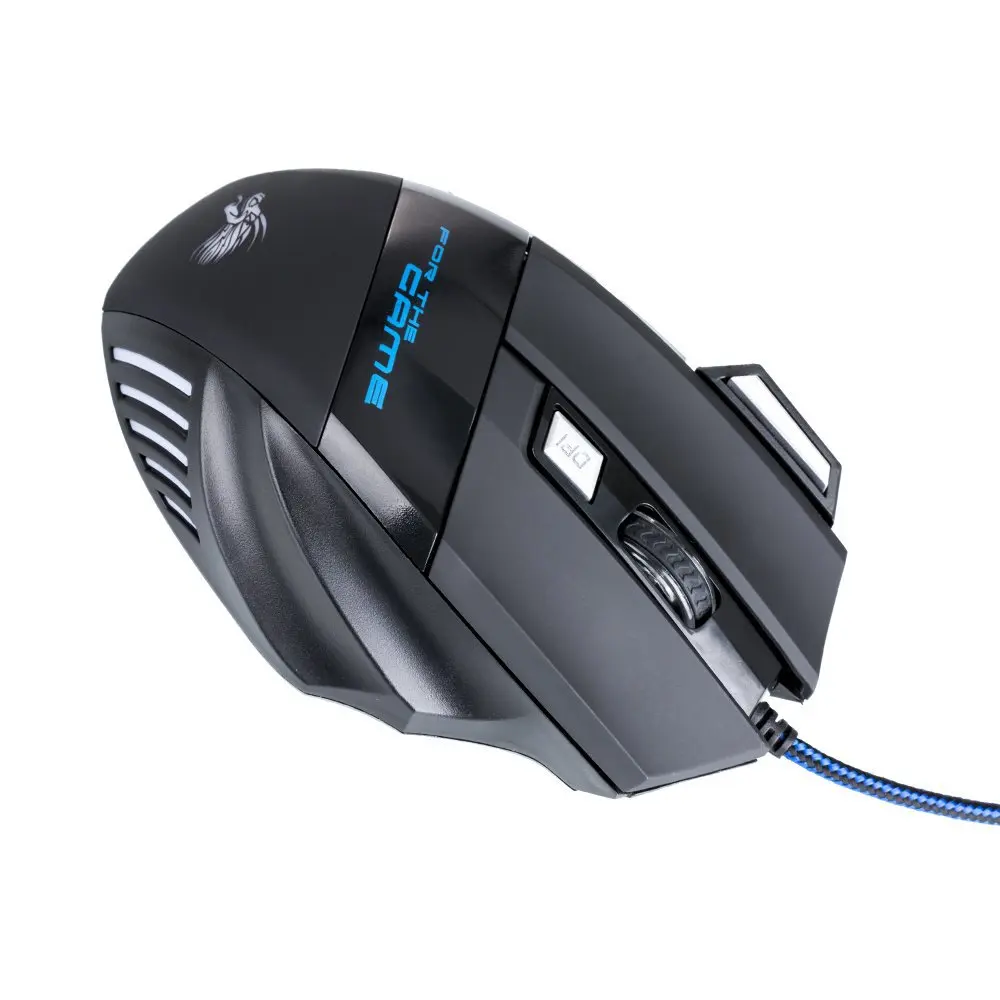 Dragon Light up Logo 7D Wired USB Gaming Mouse