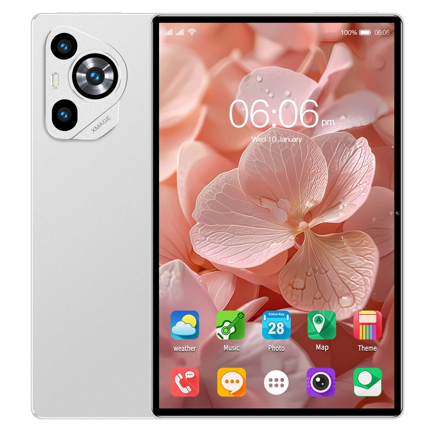 Gisentec 2025 M70 Plus Android 15 10.1インチタブレットPC Wifi 16GB