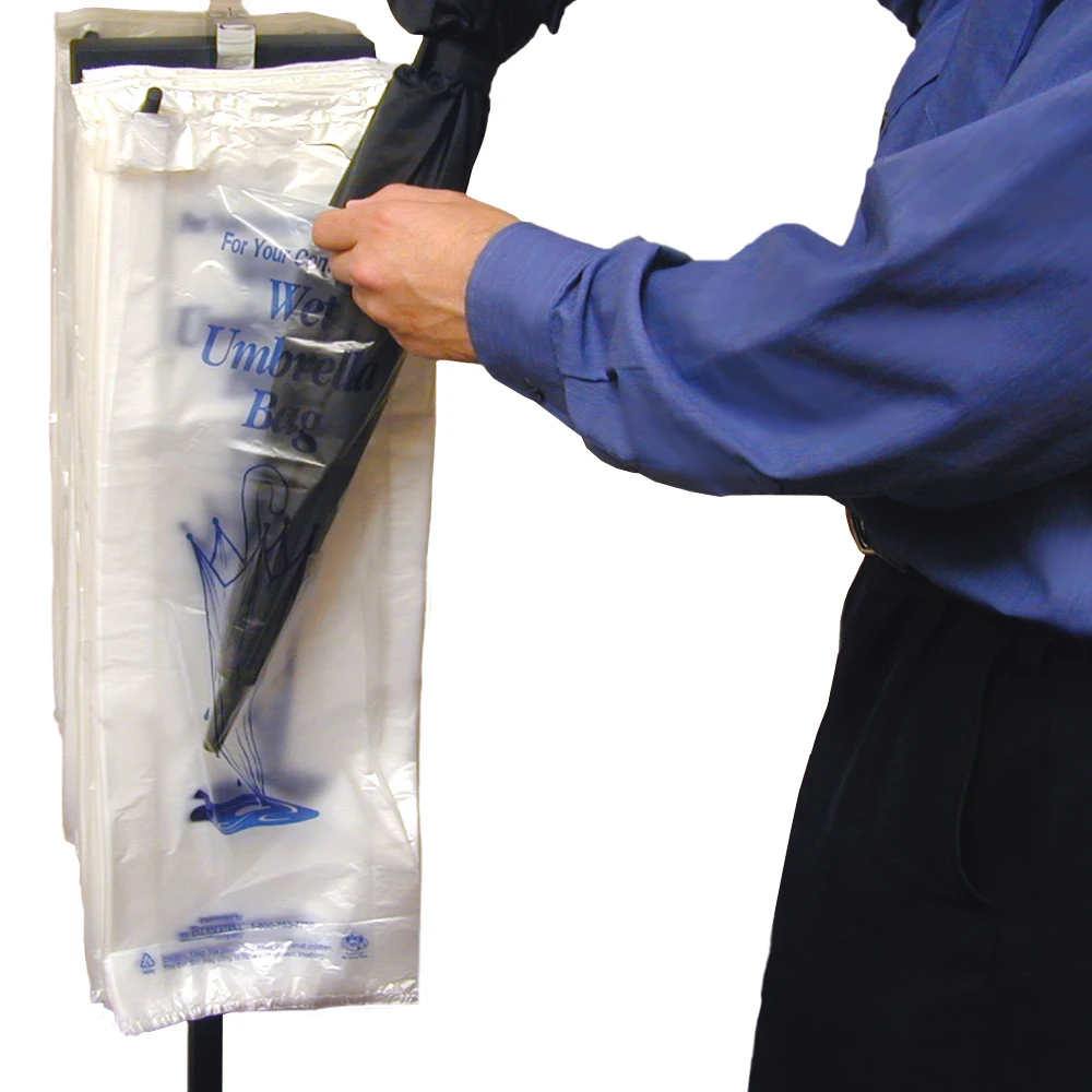 Biodegradable China Daiso Disposable Pbat Pla Long Printed Wet Umbrella