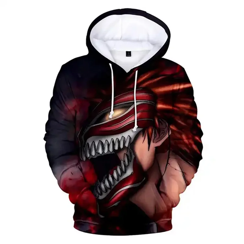 BLEACH Anime Hoodie Customizable Sublimation Pullover
