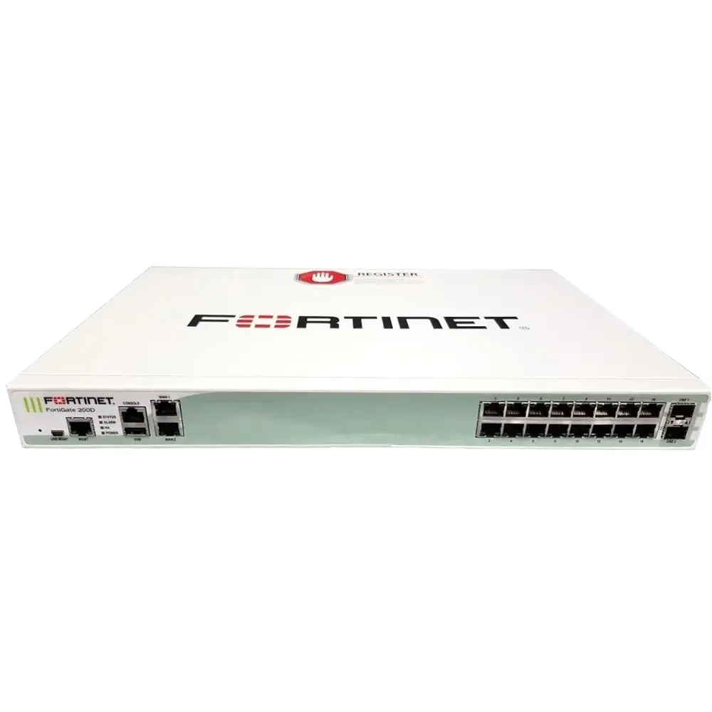 New Original Fortinet FortiGate-200D 18xGE RJ45 Ports enterprise Firewall  FG-200D