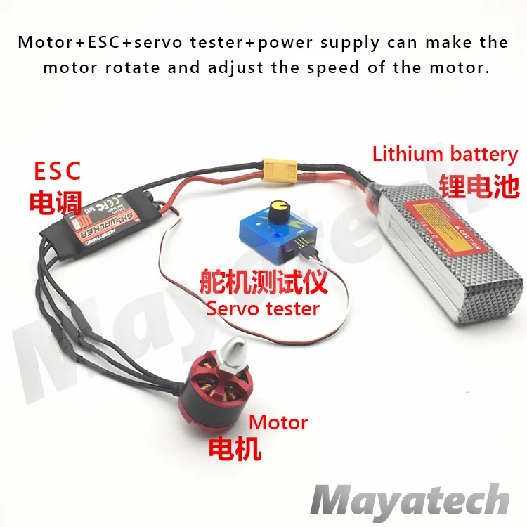 Multi Servo Tester 3CH, Per Controllare Velocità E Corrente Dei Servo - Foto 6