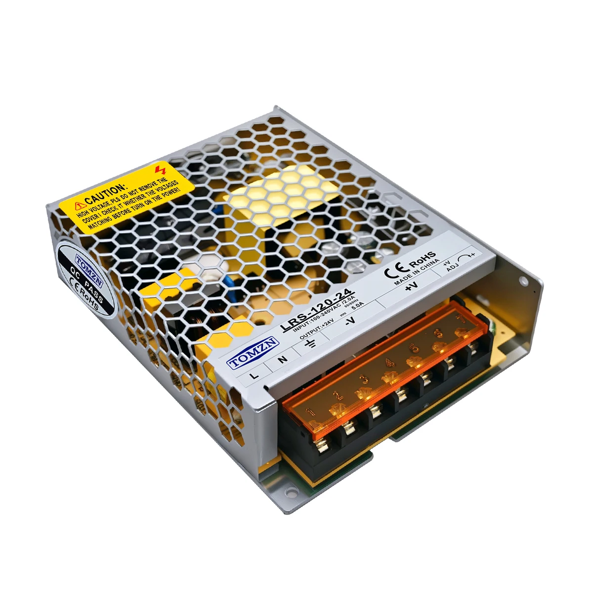 AC to DC TOMZN 120W SMPS Single Output Switching Power Supply Input 110-240V Output 5V 12V 15V 24V 36V 48V 3-48A Adjustable