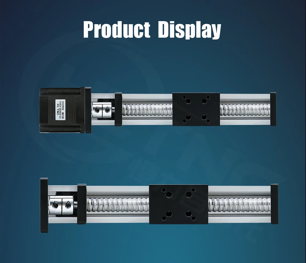 Hltnc Cnc Sliding Table Z Axis Stage Linear Shaft Rail Sfu1204 Ball