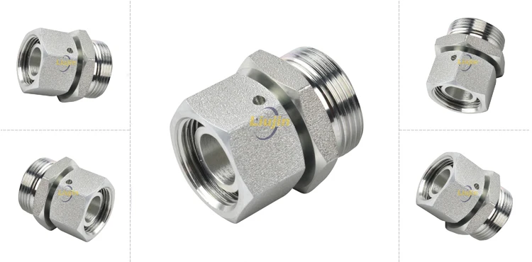 Stainless steel tube fitting factory supplier metric pipe adapters