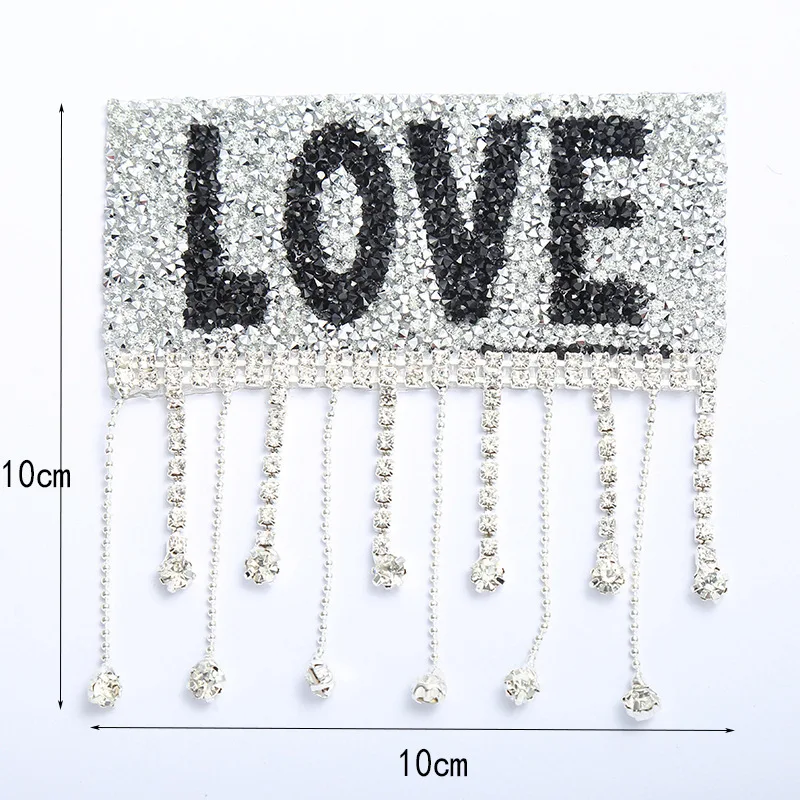 Royal ready design free sample White crown rhinestone heat logo iron on patches for clothing
