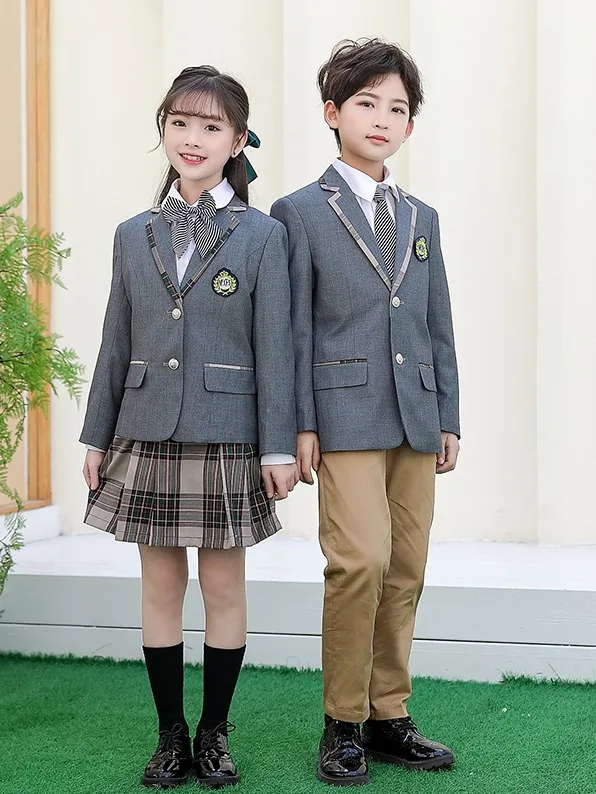 School Clothes Customized Boys And Girls Student Uniform Kids Sets ...