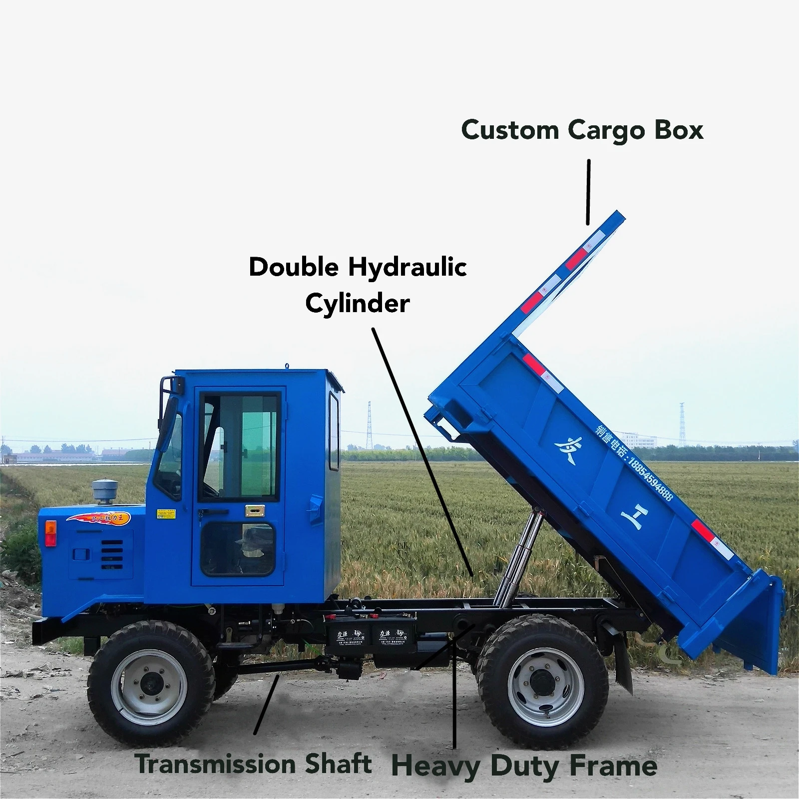 Brand New Mini Dump Truck Low Price For Mine Dumpers Easy Operation